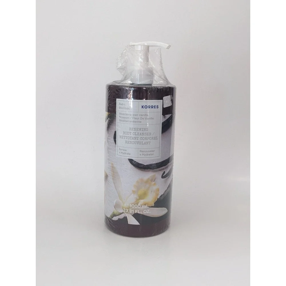 Korres Mediterranean Vanilla Blossom Renewing Body Cleanser 1000‎ mL / 33.81 fl.